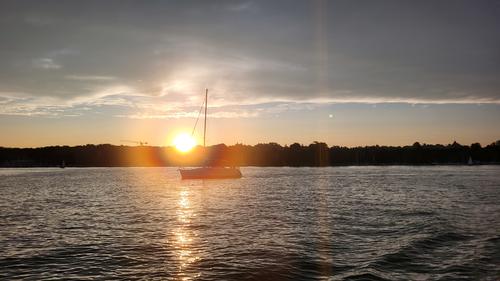 Sunset at Wannsee